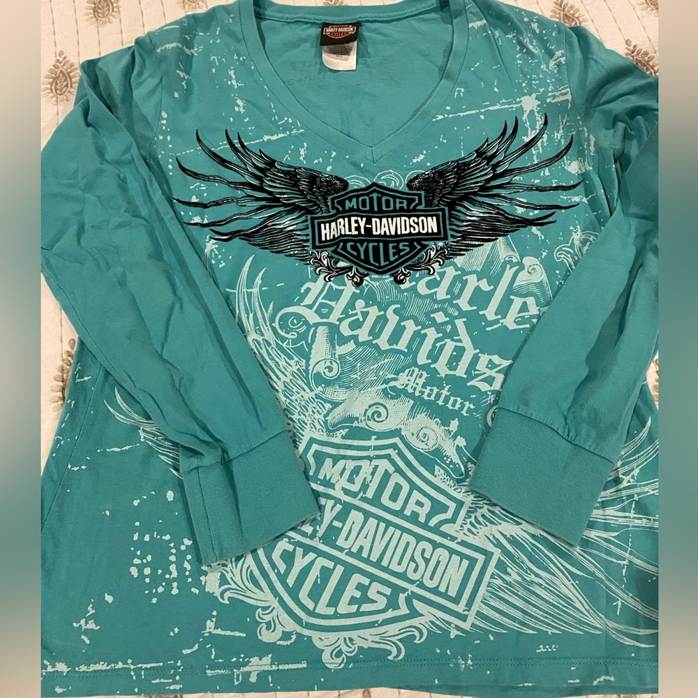 Harley Davidson Long Sleeve Shirt Sz XL